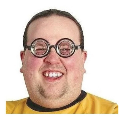 Óculos de Plástico Fundo de Garrafa Estilo Nerd Intelectual para Brincadeiras Fantasias e Carnaval em Oferta na Shopee