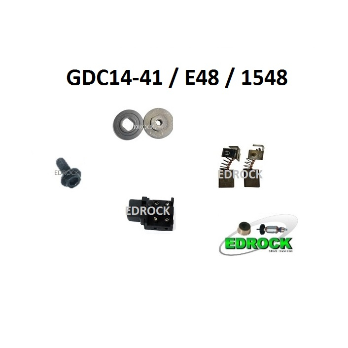 Flanges ( Interna + Externa ) + Parafuso + Escovas de Carvão + Interruptor Para Serra Mármore Bosch GDC 14-40 / E-48 / GDC 34
