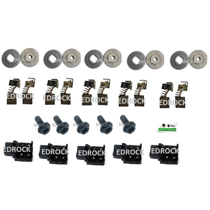 Flanges ( Interna + Externa ) + Escovas de Carvão + Parafusos + Interruptores Para Serra Mármore Bosch GDC 14-40 / E-48 / GDC 34