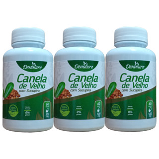 Kit 3x Canela De Velho Com Sucupira 100 Cápsulas Denature