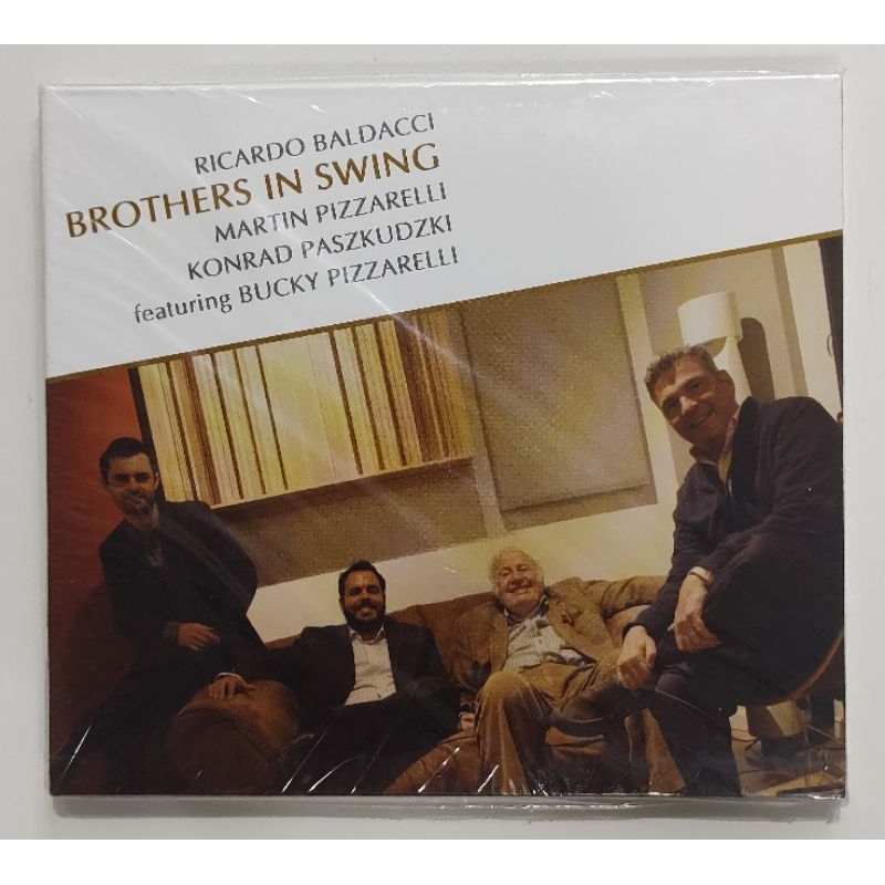 CD - BROTHERS IN SWING - ( RICARDO BALDACCI, MARTIN PIZZARELLI, KONRAD PASZKUDZKI ) - FEATURING BUCKY PIZZARELLI