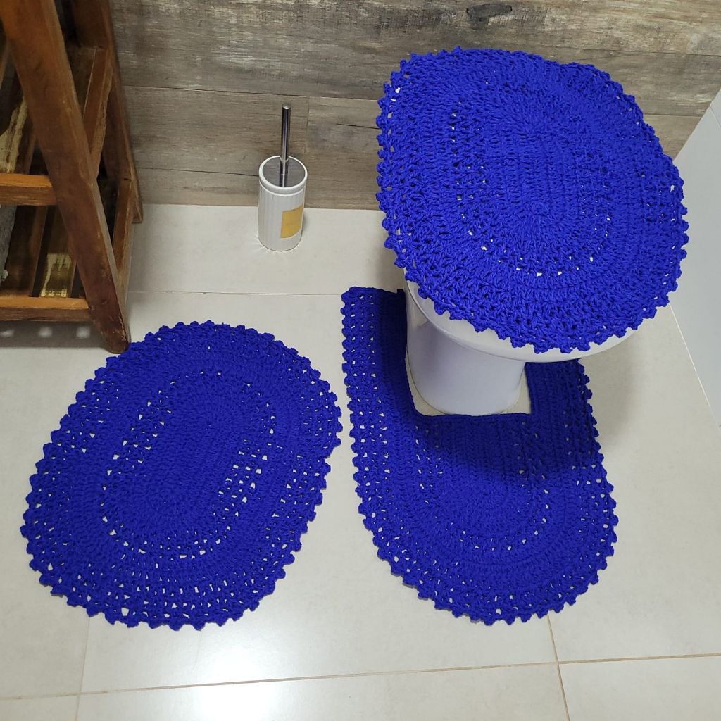 Crochê Tapete Banheiro: Onde Comprar | BuscaProdutos