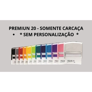 CARIMBO PREMIUM 20 - MEDIDA  14X38mm - SEM PERSONALIZAÇÃO em Oferta na Shopee