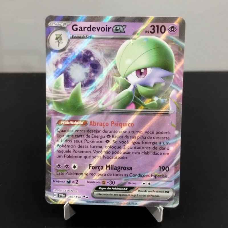 Carta Pokémon Original Gardevoir EX 086/198