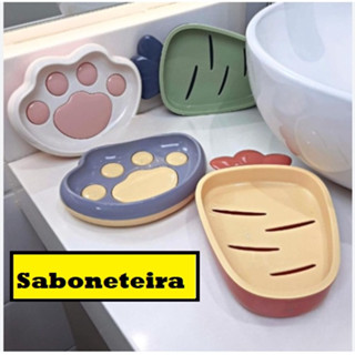 porta sabonete divertida saboneteira infantil, pet para animar o banho, modelo patinha