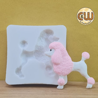 Molde Silicone Poodle da Barbie / Cachorro Confeitaria e Artesanato - Biscuit - Festa