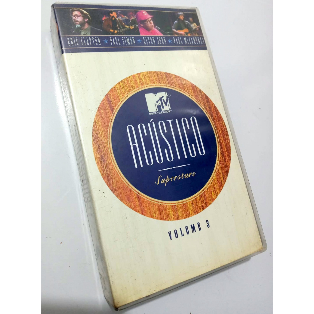 Vhs Mtv Acústico Superstars 3 Clapton Paul Simon Maccartney