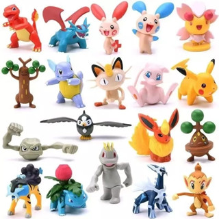 Miniatura de Pokémon bonecos colecionáveis figures pikachu