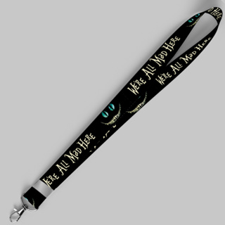 Cordão Crachá Chave Chaveiro Moto Mosquete Engate Rápido Alice no País das Maravilhas Gato Risonho Cheshire em Oferta na Shopee