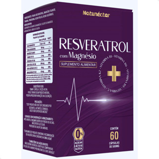 Trans Resveratrol + Vitaminas 165mg 60 Cápsulas Uva Sistema Imune