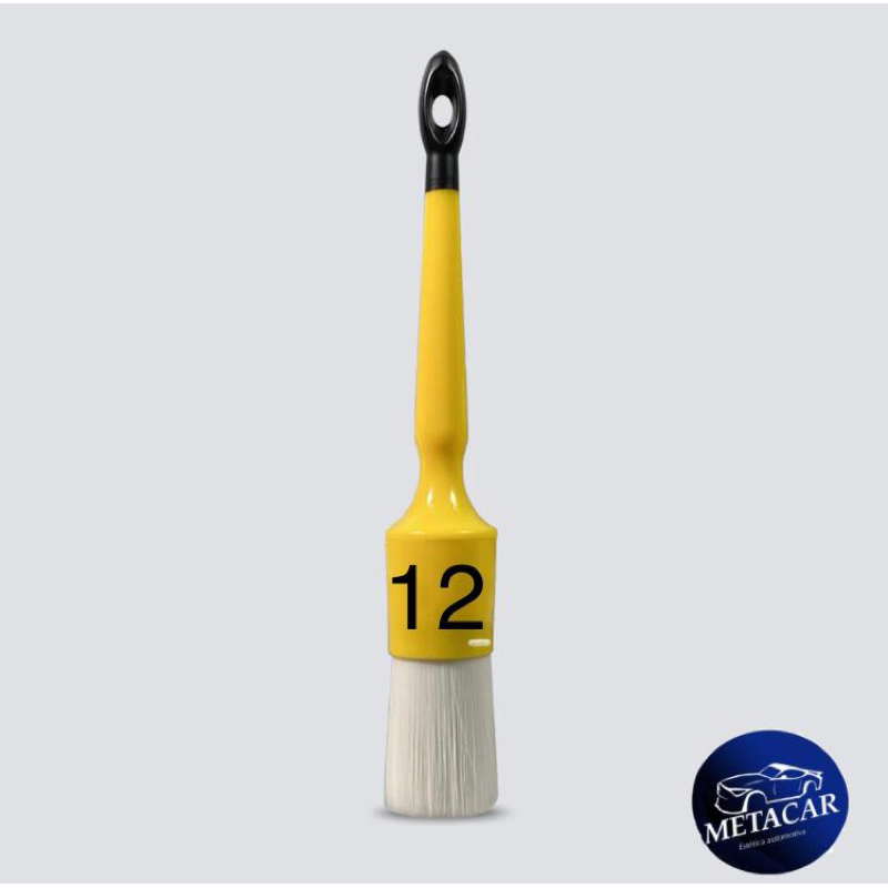 Pincel N.12 cerdas macia escova automotivo limpeza Detailer 1 Pincel  N.12