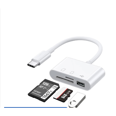 adaptador tf cf sd leitor de cartão de memória otg escritor compacto flash USB-C para ipad pro huawei para macbook usb tipo c cardreader