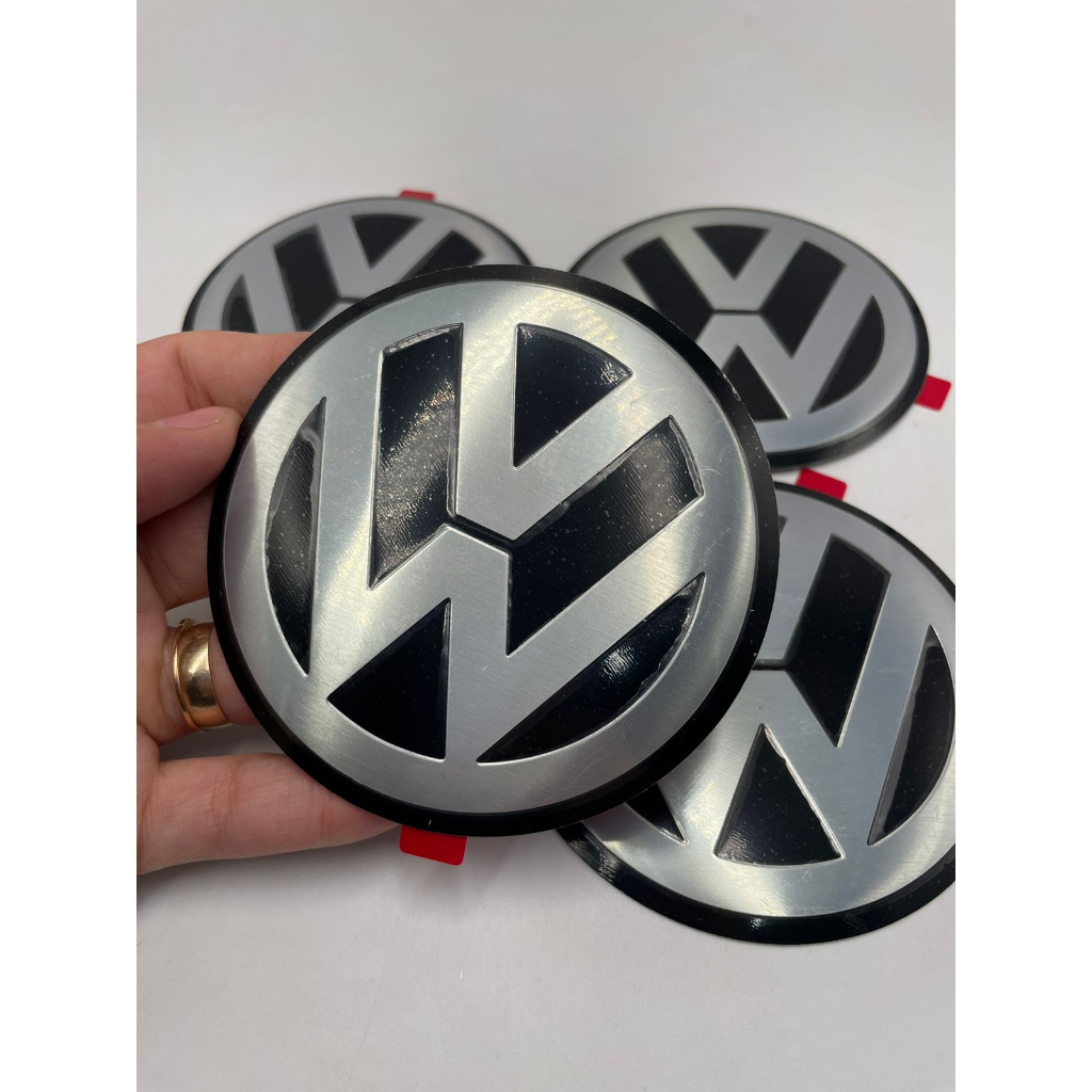 1 Pç Emblema 90mm Calotas Vw Fox, Polo, Space Fox. em Oferta na Shopee