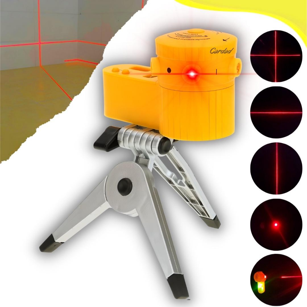 Nível Laser Trena Esquadro Bolha Horizontal Vertical C/tripé profissional