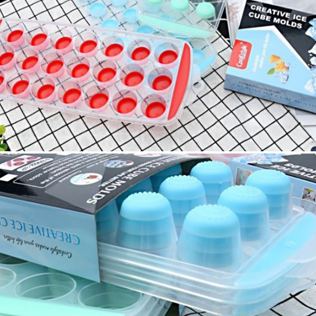 Forma De Gelo Silicone Redondo Com Fundo Flexível Top Útil 18 CAVIDADES em Oferta na Shopee