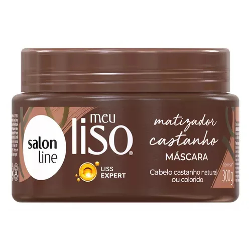 Máscara Meu Liso Matizador Castanho Salon Line 300g