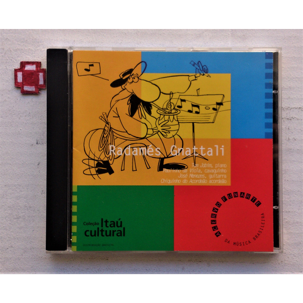 Cd Radamés Gnattali - Tom Jobim Piano - Coleção Itau Cultural