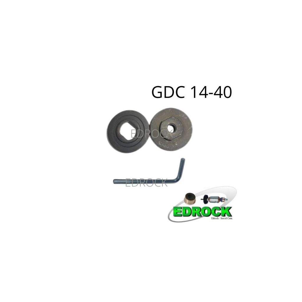 Flanges ( Interna + Externa ) + Chave Allen Para Serra Mármore Bosch GDC 14-40 / E-48 / GDC 34