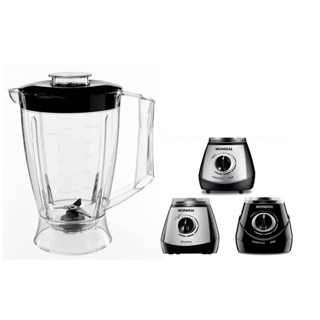 Copo Para Liquidificador Mondial Premium L-51 Ao L-55 Cristal Com Tampa E Faca Completo Resistente