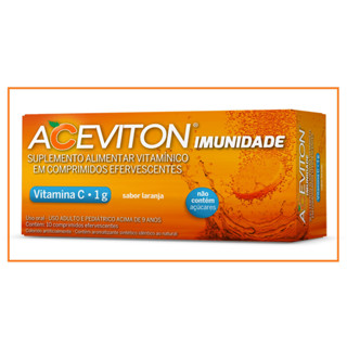 Aceviton Imunidade Vitamina C 1G Com 10Comp Laranja - Cimed