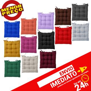 Assento Almofada Cadeira Futton Futon 40x40cm Várias Cores