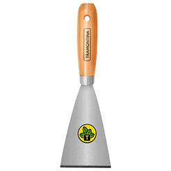 Espátula Rígida 8cm Tramontina em Aço Carbono com Cabo de Madeira 77394/085