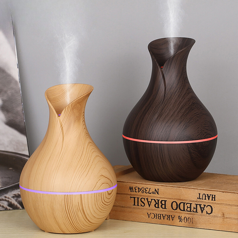 Umidificador de ar ultrassónico aromatizador difusor de ambiente USB led