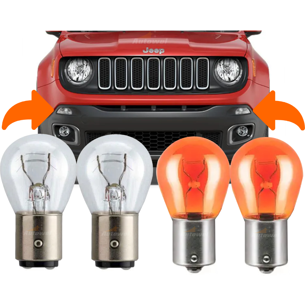 Kit Lâmpadas Drl Luz Diurna E Seta Jeep Renegade