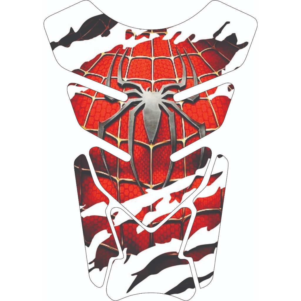 Protetor Para Tanque Moto Tankpad Resinado Universal Homem Aranha Varios Modelos