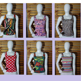 Blusa regata feminina BÁSICA, camiseta estampada, colorida, Oferta