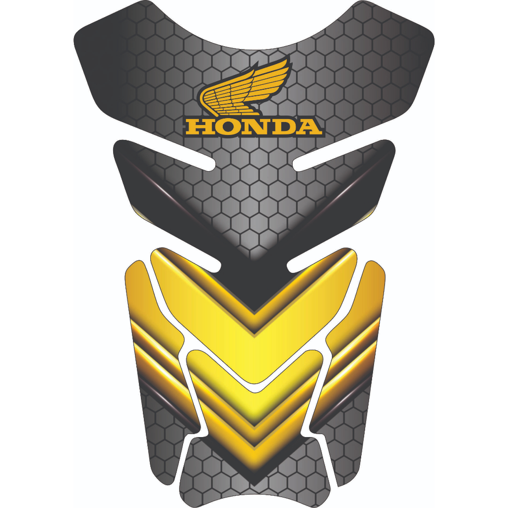 Protetor Para Tanque Moto Tankpad Resinado Universal Hond4 Cinza e Dourado Varios Modelos 2400 em Oferta na Shopee