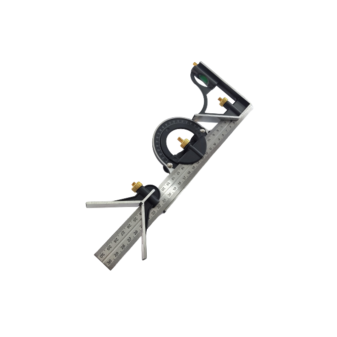 Esquadro Combinado 3 Em 1 Transferidor De Grau Nivel 300mm