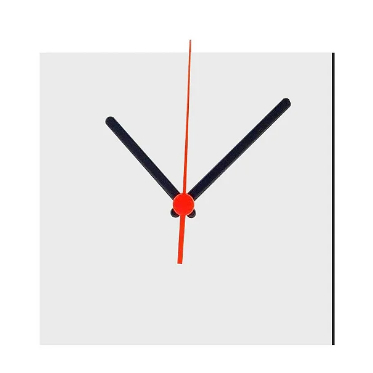 RELOGIO 20X20 MDF RESINADO PARA SUBLIMAÇÃO 3MM PACOTE COM 3 UNIDADES