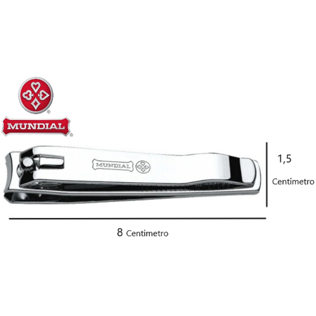 Cortador De Unha Mundial Em Aço Inox Manicure  Modelo Grande.