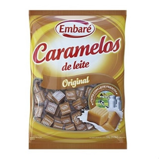 Bala Mastigavel Caramelo 660gr Embare Baunilha