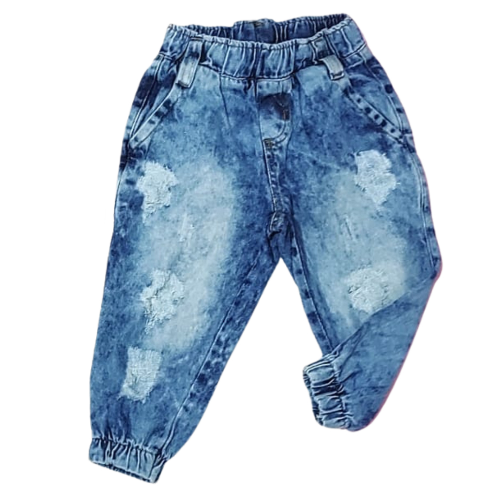 Calça Jeans Jogger Infantil Blogueirinha Destroyed Mini Diva blogueira Lançamento em Oferta na Shopee