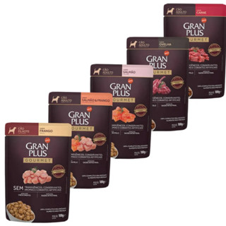 Sache Gran plus Gourmet Cães 100gr com 18 Unidades