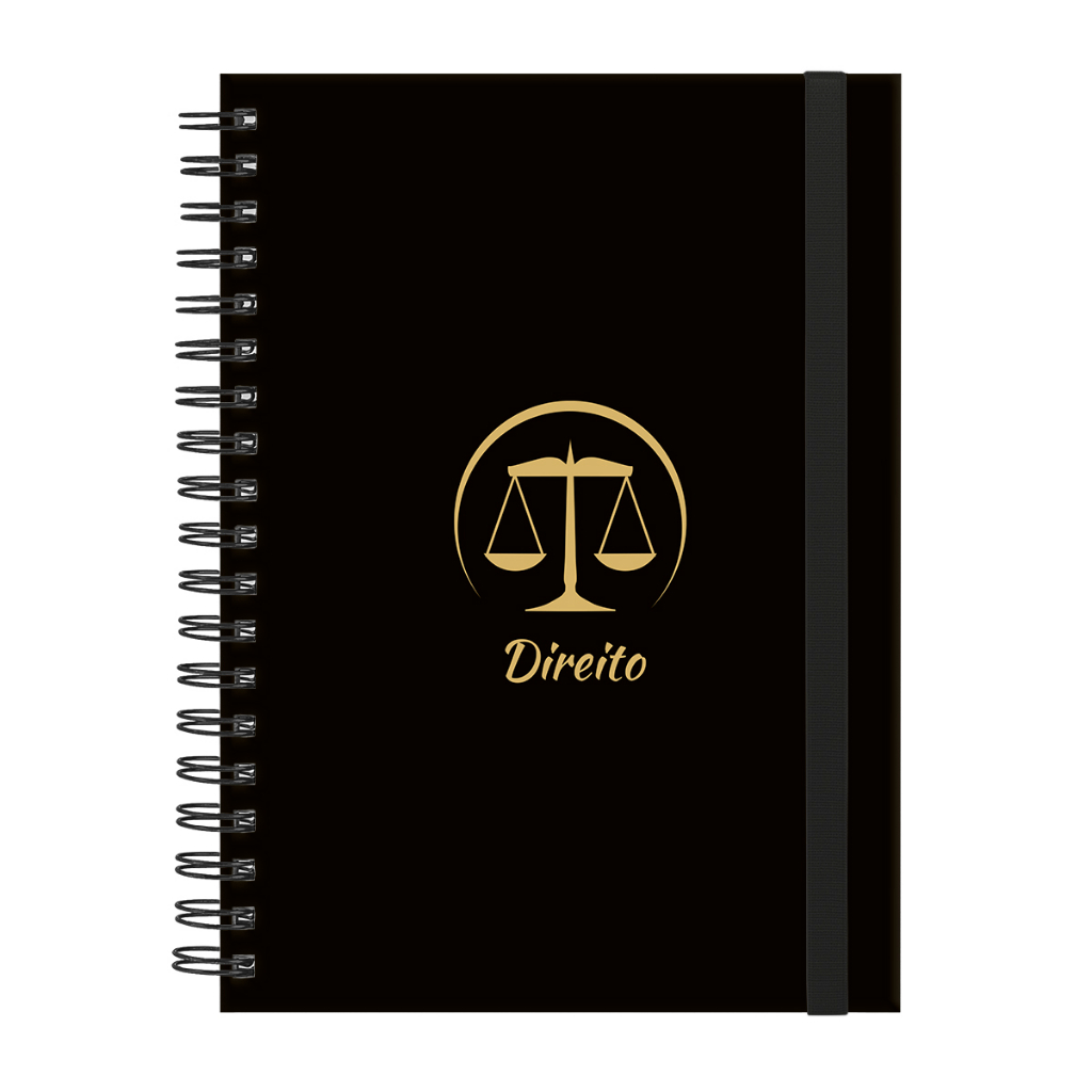 Caderno Colegial Plus Profissões Preto e Gold Matérias - Parte 1 em Oferta na Shopee