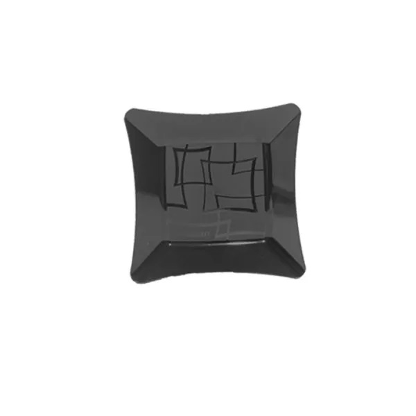 Prato Descartavel Para Doce 16cm C/10 Preto- Descarfest em Oferta na Shopee