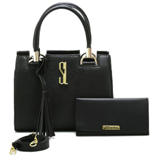 bolsa santa lola transversal ultima moda com carteira e alça regulável