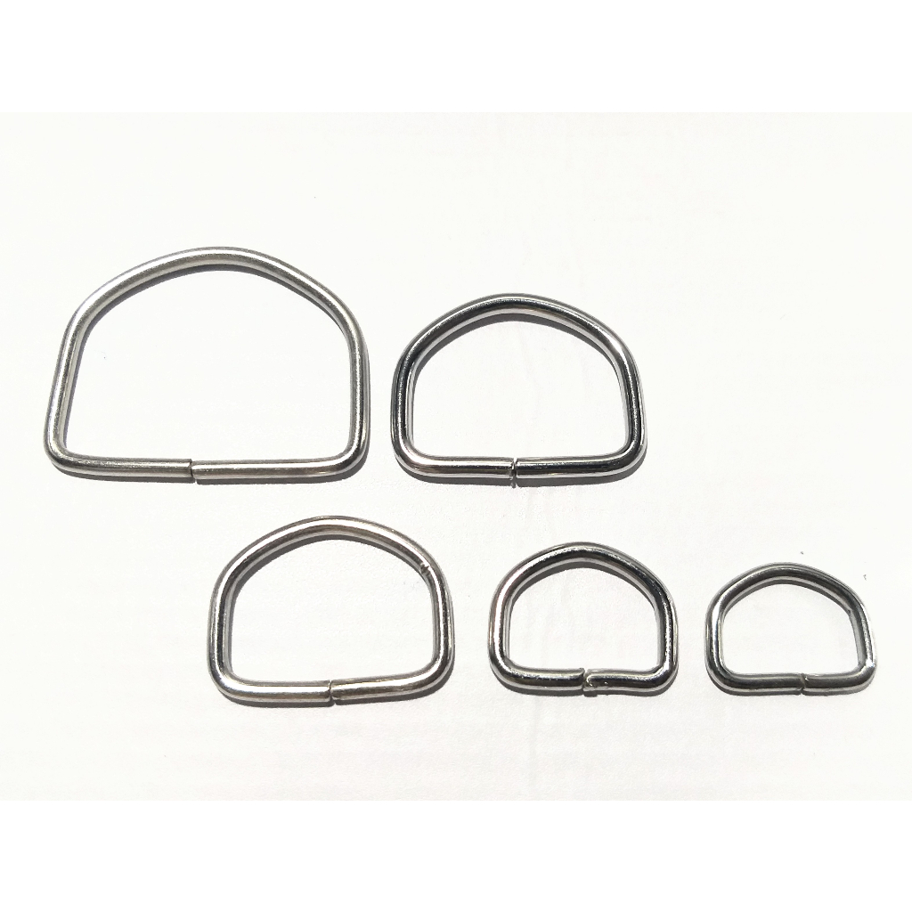 Meia Argola Níquel para Bolsa (10/50 Unidades) Para Artesanato Bolsa