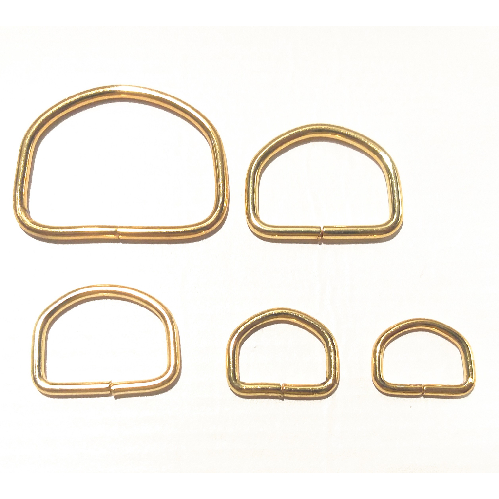 Meia Argola Dourada para Bolsa (10/20 Unidades) Diversos Tamanhos em Oferta na Shopee