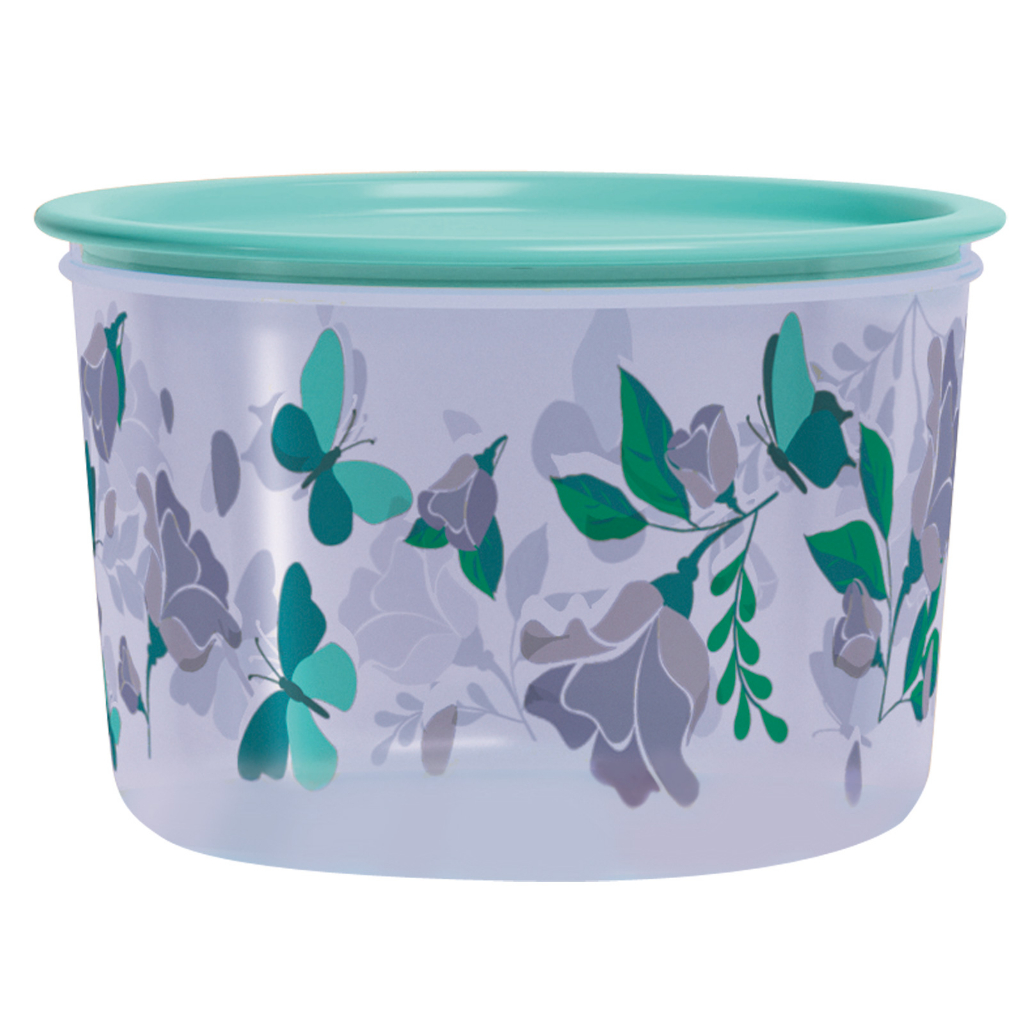 Pote Master Instantânea Slim Tupperware Borboletas 1,5 Litros