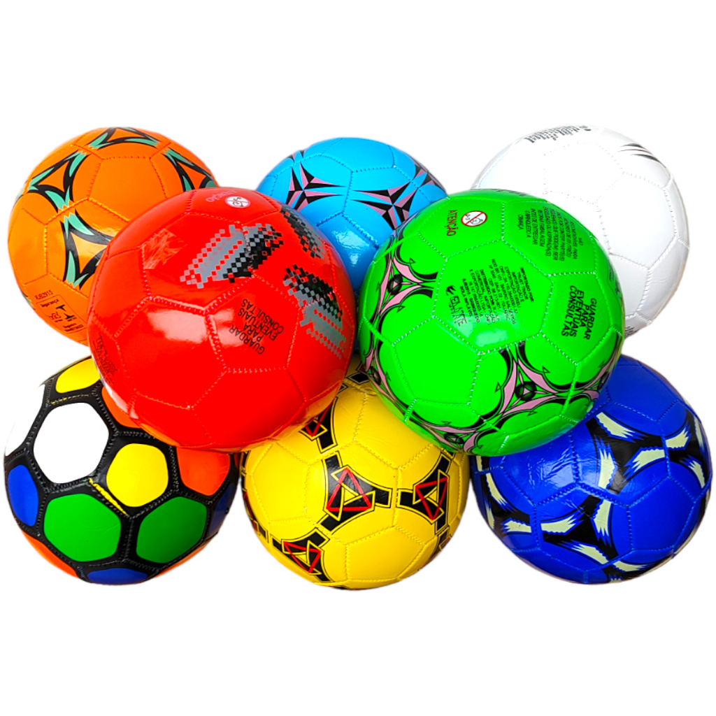 Bola de Futebol de Campo Vários modelos Coloridos e Estampas