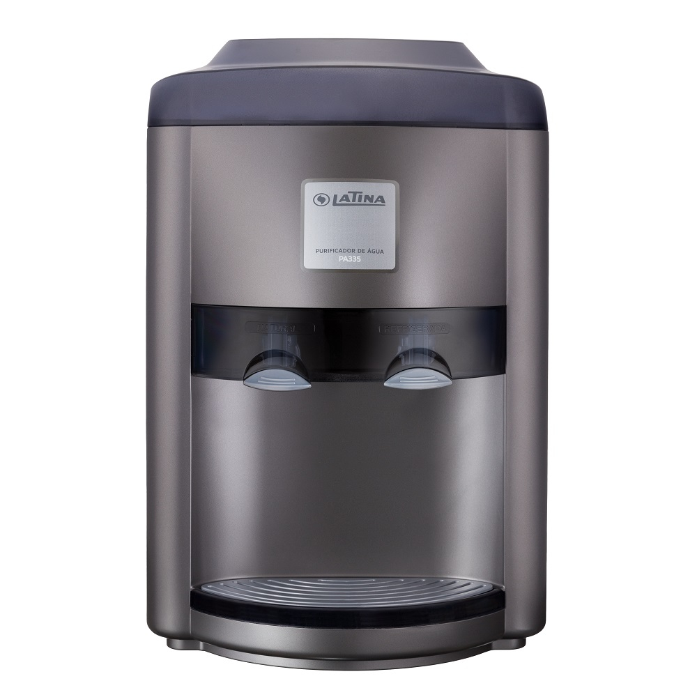 Purificador de Água Latina Pa335 Eletrônico Refrigerado Titanium Bivolt