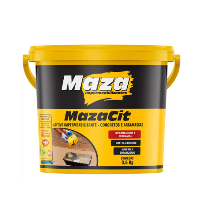 Aditivo Impermeabilizante Mazacit 3.6 Kg - Maza