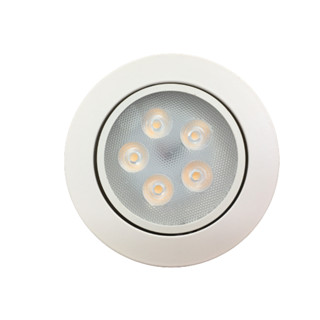 Kit 4 Spot Led Dicroica 5w Direcional Embutir Sanca Redondo