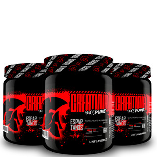 Kit 3x Creatina 100% Pure 100g - Espartanos