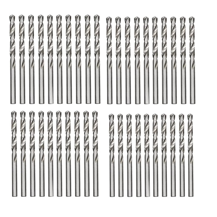 Jogo Kit C/ 40 Brocas Aço Rapido 2,5mm 3mm 3,5mm 4mm Din338 em Oferta na Shopee