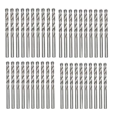 Jogo Kit C/ 40 Brocas Aço Rapido 2,5mm 3mm 3,5mm 4mm Din338